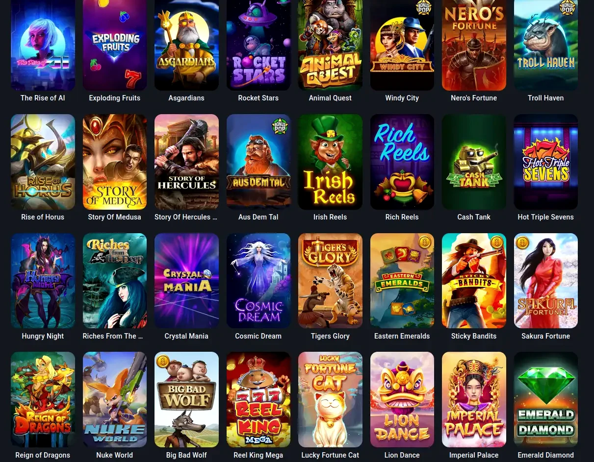 Pino Casino mobiele app interface op smartphone